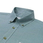 Camisa Sport Guy Laroche CS00681G - Verde Medio - Detalle cuello
