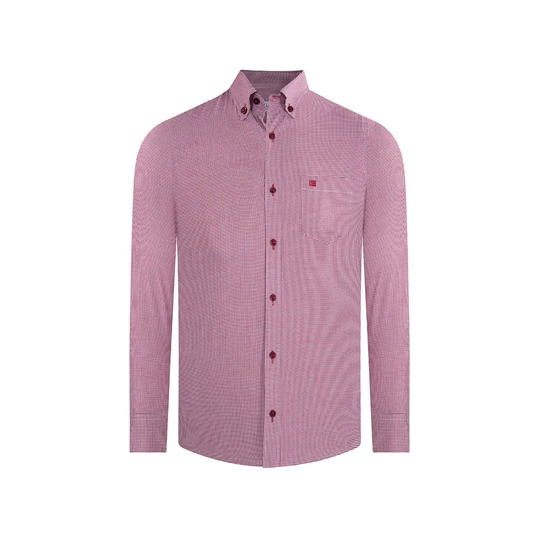 Camisa Sport Guy Laroche CS00681G - Rojo - Frente ghost mannequin