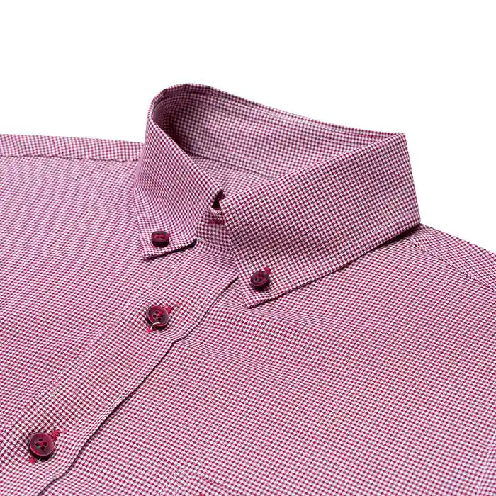 Camisa Sport Guy Laroche CS00681G - Rojo - Detalle cuello