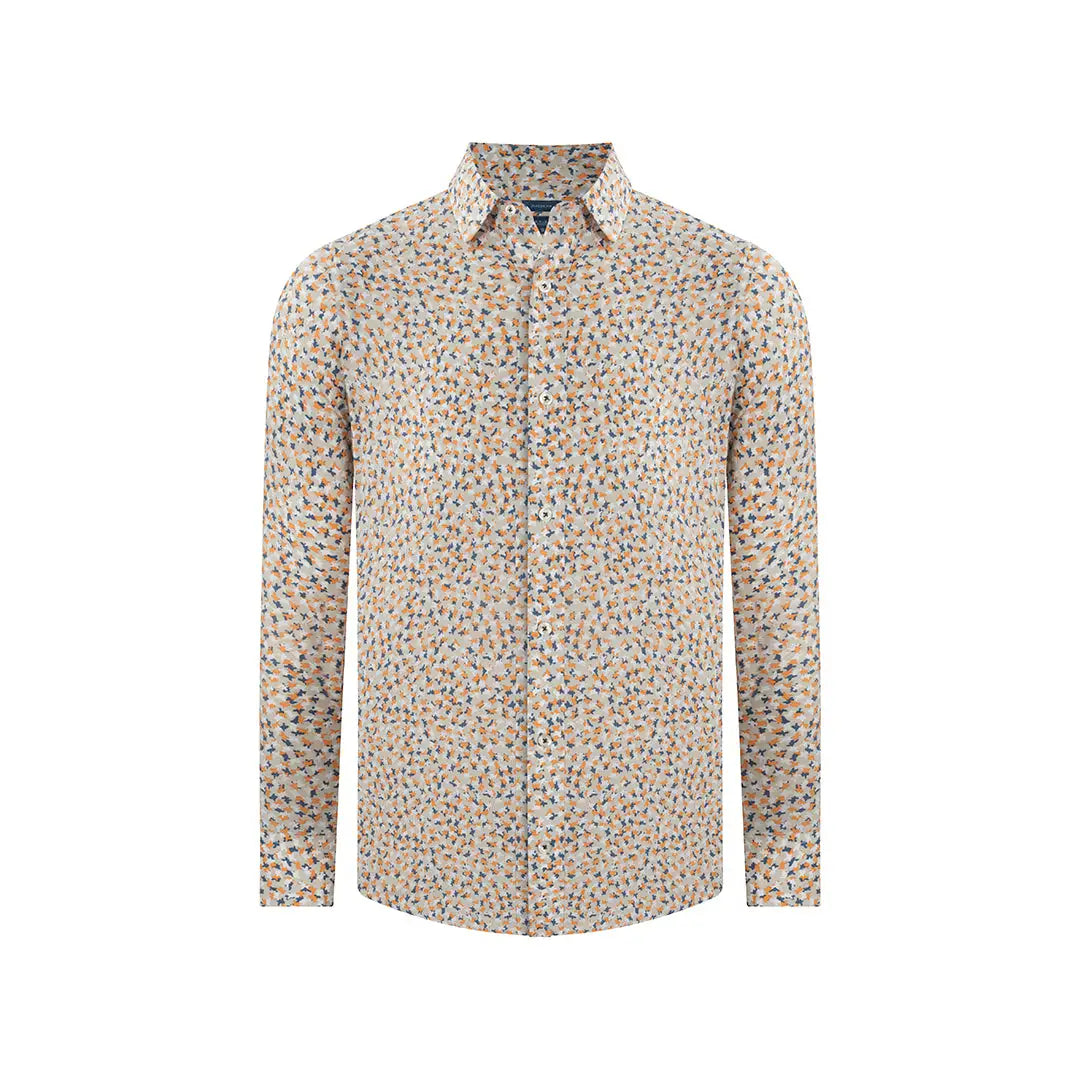 Camisa Sport Perry Ellis CS00883 - Habano Claro - Frente ghost mannequin