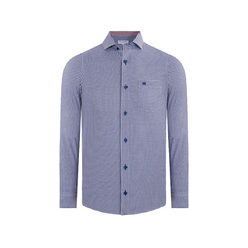 Camisa Sport Guy Laroche CS00711G - Azul Oscuro - Frente ghost mannequin
