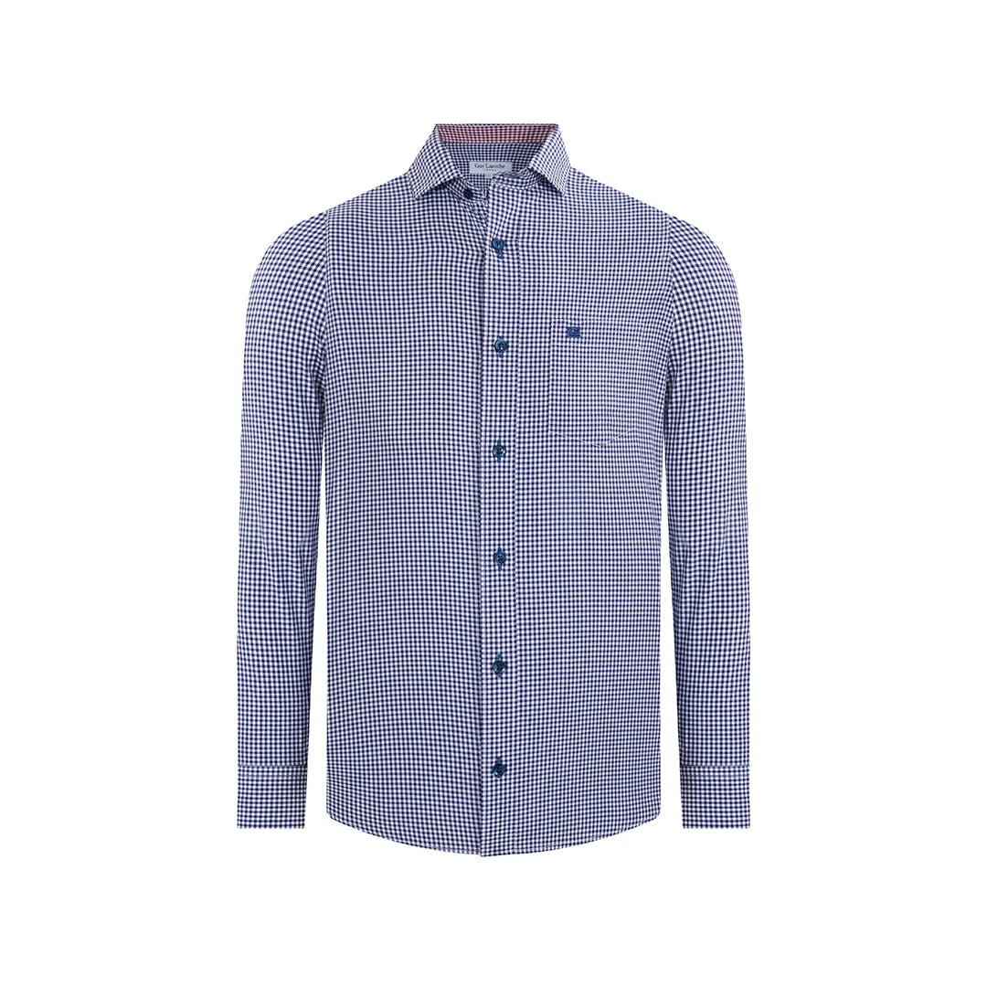 Camisa Sport Guy Laroche CS00711G - Azul Oscuro - Frente ghost mannequin