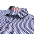 Camisa Sport Guy Laroche CS00711G - Azul Oscuro - Detalle cuello