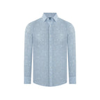 Camisa Sport Azul Classic Fit Perry Ellis CS00892 - Frente ghost mannequin