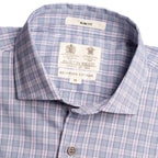 Camisa Sport BeigeClassic Fit Cuello Mao Austin Reed CS00837C - Morado - Detalle cuello