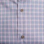 Camisa Sport BeigeClassic Fit Cuello Mao Austin Reed CS00837C - Morado - Detalle textura
