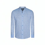 Camisa Sport Perry Ellis CS00875P - Azul Medio - Frente ghost mannequin