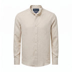 Camisa Sport Perry Ellis CS00875P - Habano Claro - Frente ghost mannequin