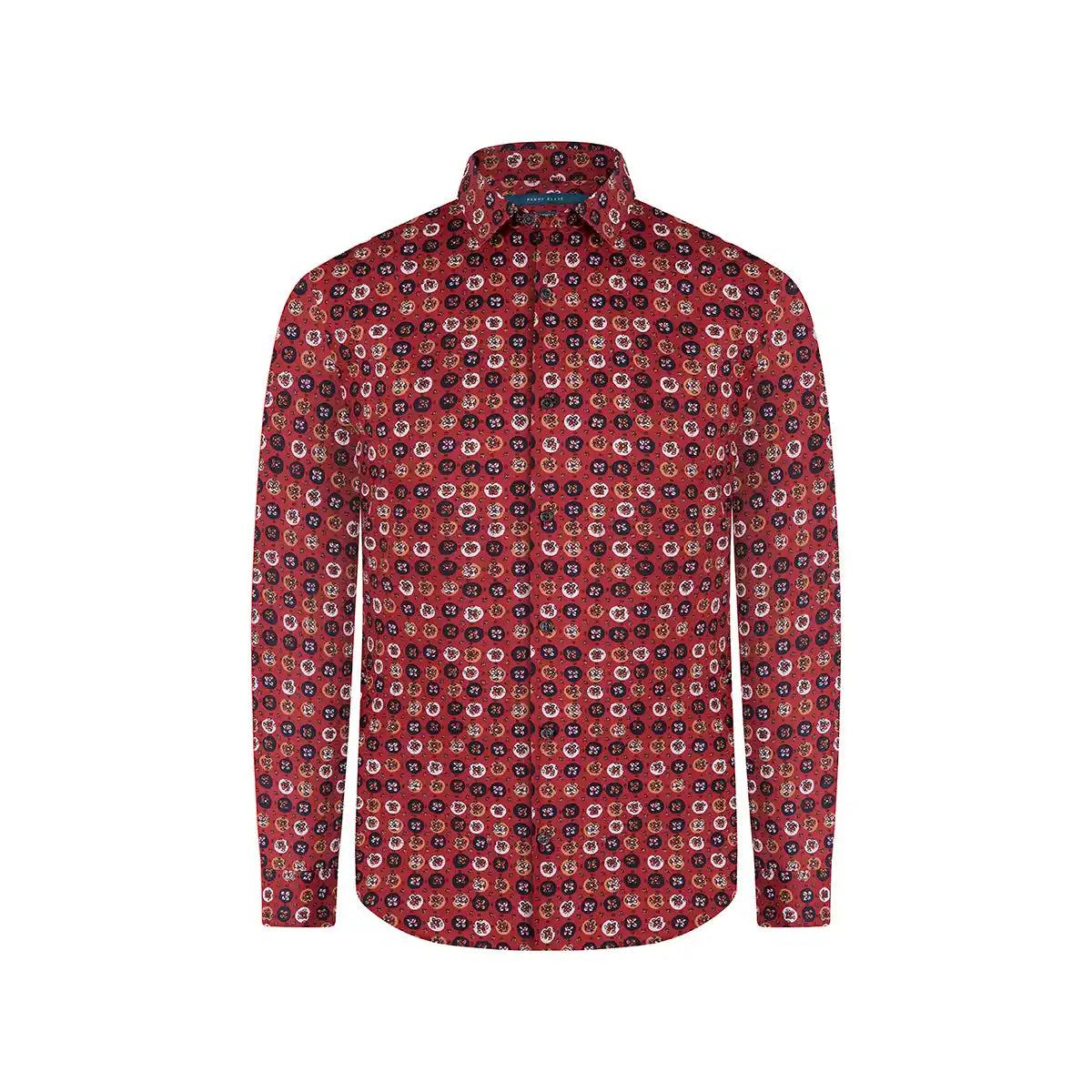 Camisa Sport Rojo Classic Fit Perry Ellis CS00927