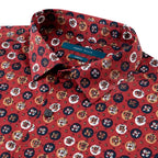 Camisa Sport Rojo Classic Fit Perry Ellis CS00927