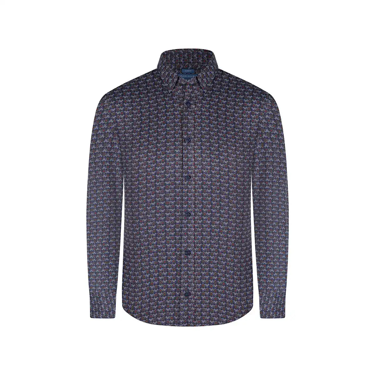 Camisa Sport Verde Oscuro Classic Fit Perry Ellis CS00848