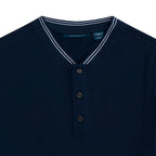 T-Shirt Perry Ellis TS00009 - Azul Oscuro - Detalle cuello