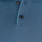 Camiseta Polo Classic Fit Perry Ellis CM00129 - Azul Oscuro - detalle