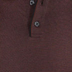 Camiseta Polo Classic Fit Perry Ellis CM00129 - Cafe Oscuro - detalle