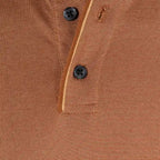 Camiseta Polo Classic Fit Perry Ellis CM00129 - Habano Oscuro - detalle