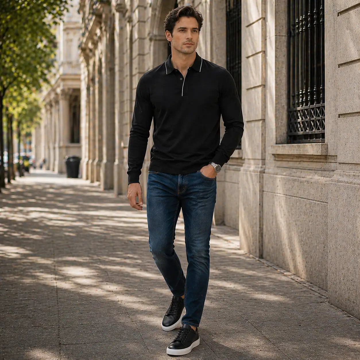 Camiseta Polo Classic Fit Perry Ellis CM00134