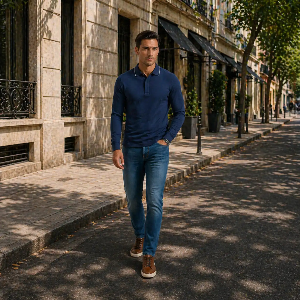Camiseta Polo Classic Fit Perry Ellis CM00134