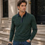 Camiseta Polo Classic Fit Perry Ellis CM00134 - Verde Medio - Modelo plano americano lookbook