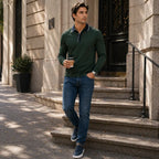 Camiseta Polo Classic Fit Perry Ellis CM00134 - Negro - portrait