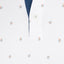 Camiseta Polo Classic Fit Perry Ellis CM00135 - Blanco - Detalle textura