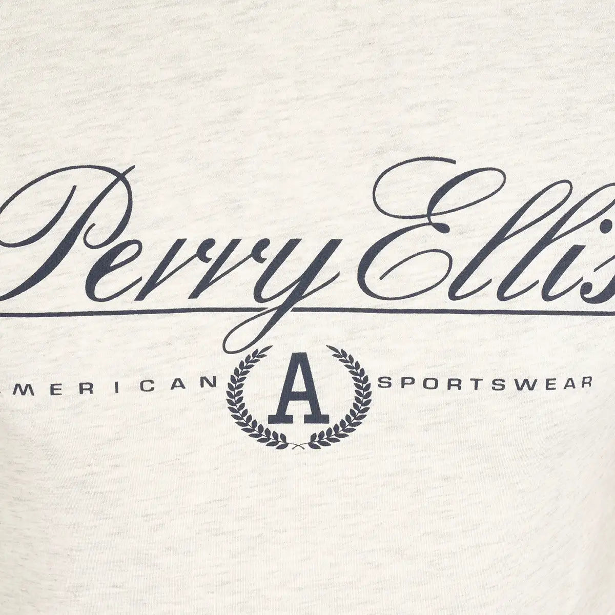 T-Shirt Perry Ellis TS00020 - Habano Claro - Detalle logo
