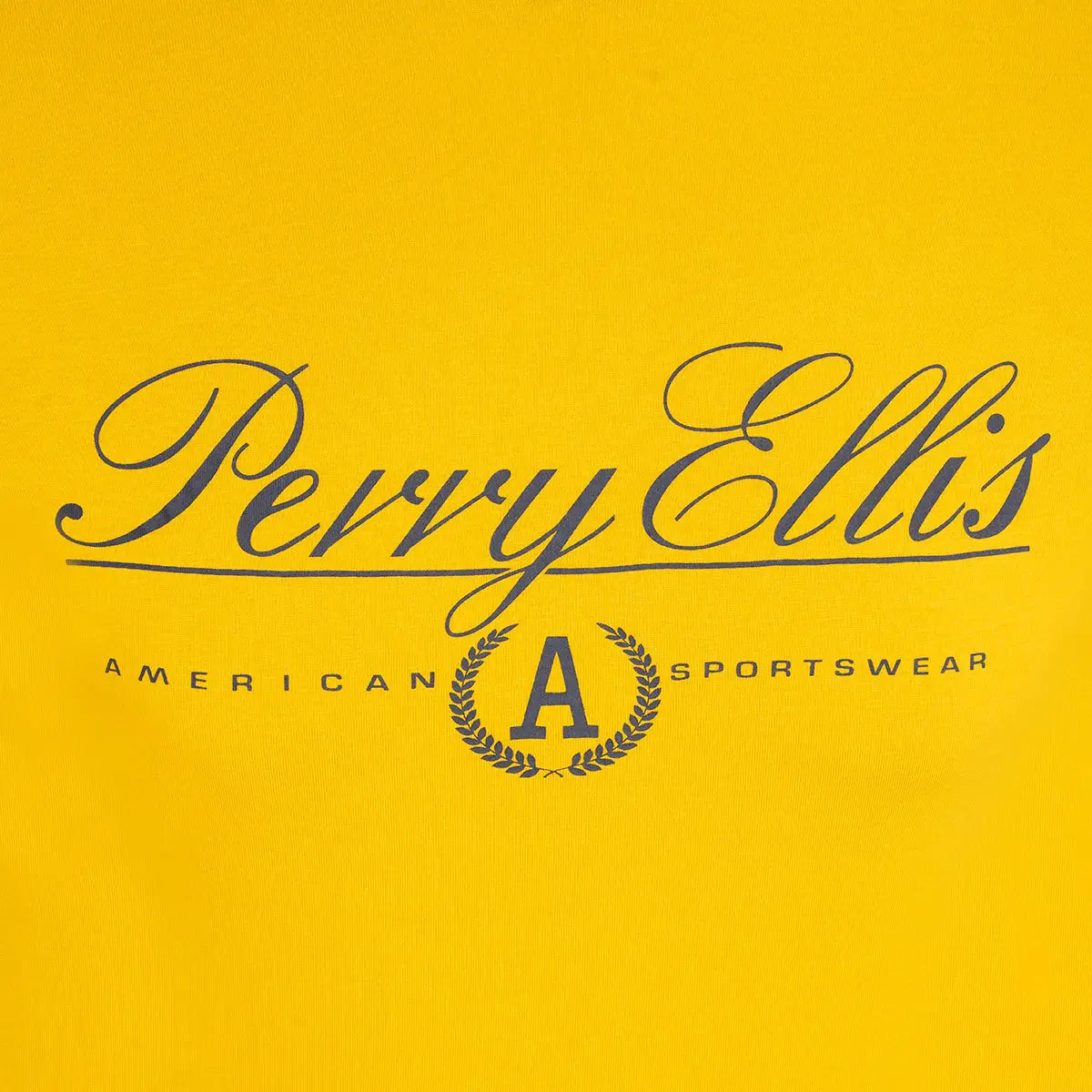 T-Shirt Perry Ellis TS00020 - Amarillo - Detalle logo