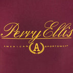 T-Shirt Perry Ellis TS00020 - Vinotinto - Detalle logo