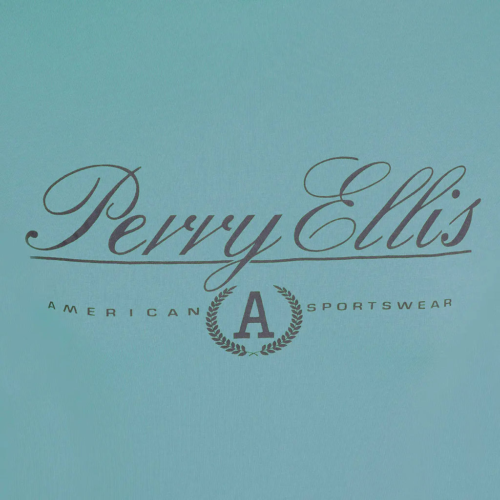 T-Shirt Perry Ellis TS00020 - Verde - Detalle logo