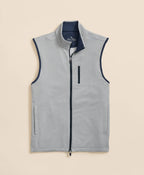 Chaleco Brooks Brothers Performance Series CHA0001 - Gris Claro - Frente ghost mannequin