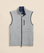 Chaleco Brooks Brothers Performance Series CHA0001 - Gris Claro - Frente ghost mannequin