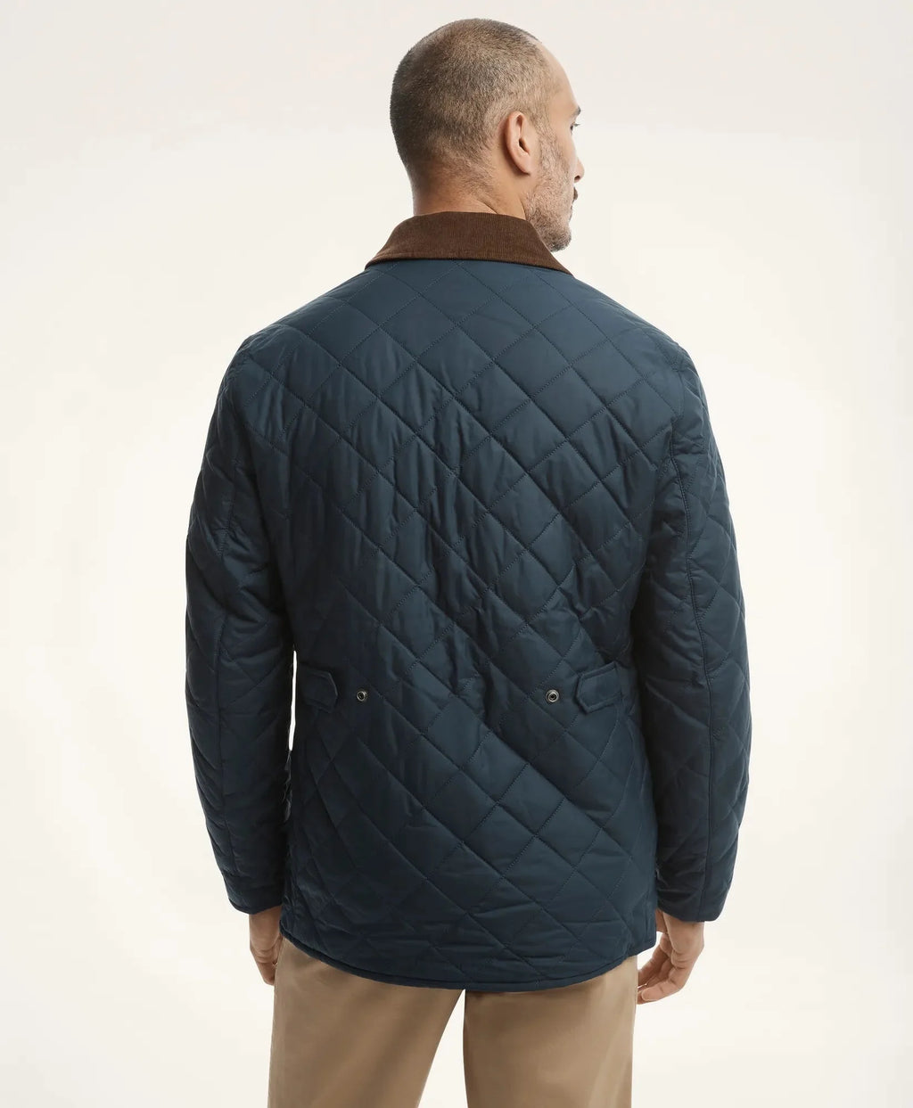 Chaqueta Acolchada (Diamond Liner) Brooks Brothers CH00131 - Azul Oscuro - Modelo lifestyle