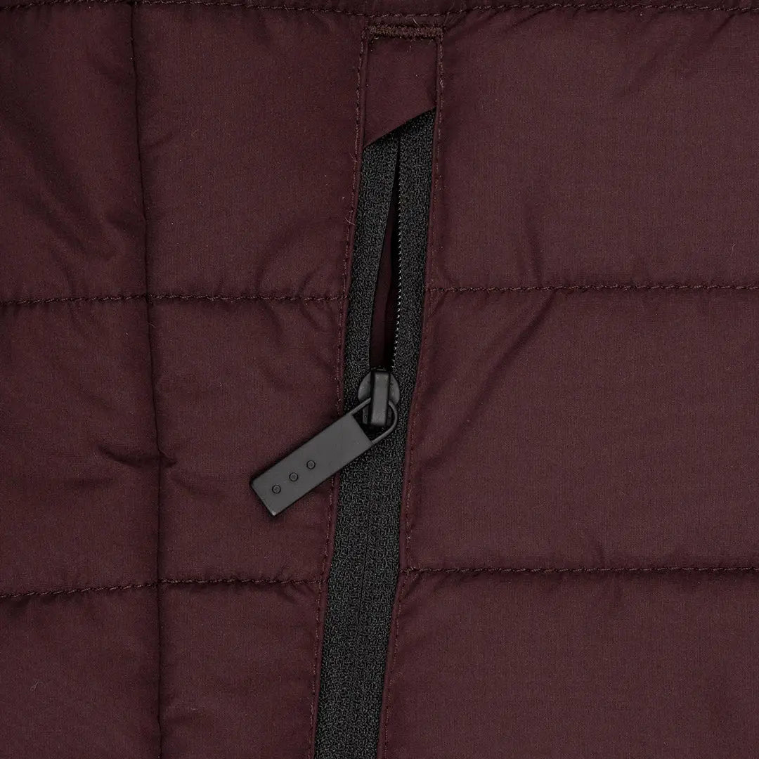 Chaleco Perry Ellis CH00112 - Vino - Detalle zipper