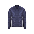 Chaqueta Quilted Perry Ellis CH00121 - Azul Oscuro - Frente ghost mannequin