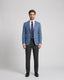 Saco Cuadros Classic Fit Austin Reed SA00487 - Azul Oscuro - Modelo cuerpo completo