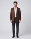 Saco Gamuza Classic Fit Guy Laroche SA00363 - Cafe Oscuro - Modelo cuerpo completo