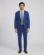 Vestido Classic Fit Azul Medio Brooks Brothers VE04253 - Azul Medio - Modelo cuerpo completo