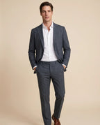 Vestido Classic Fit Austin Reed VE04250 - gris-4 - hombre plano medio