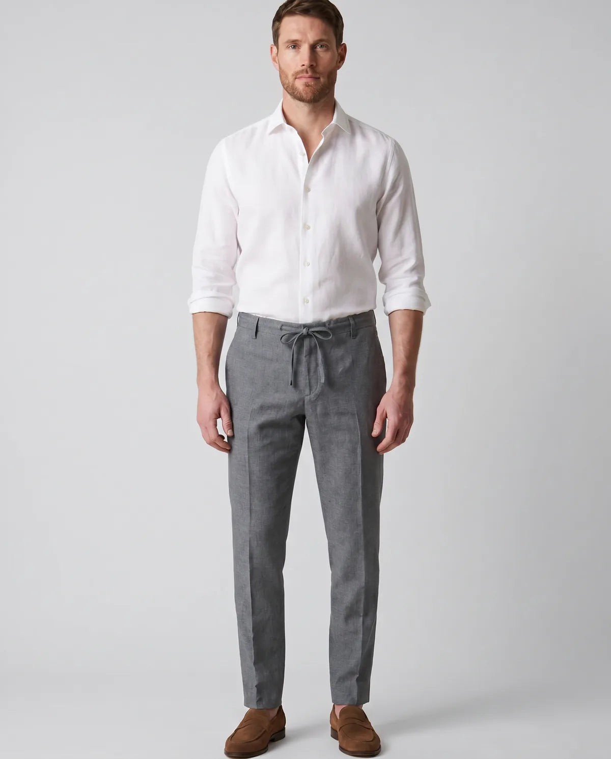 Pantalon Lino Classic Fit Perry Ellis PS00153 Imagen secundaria del producto