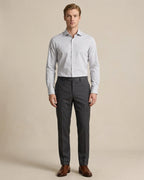 Camisa Formal Classic Fit Austin Reed CC00911 - Gris Claro - Modelo cuerpo completo