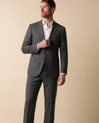 Vestido Classic Fit Brooks Brothers VE00000B-BB - gris-4 - Modelo frente medio