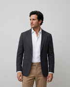 Chaqueta Perry Ellis CH00125 - Gris Oscuro - Modelo plano americano lookbook