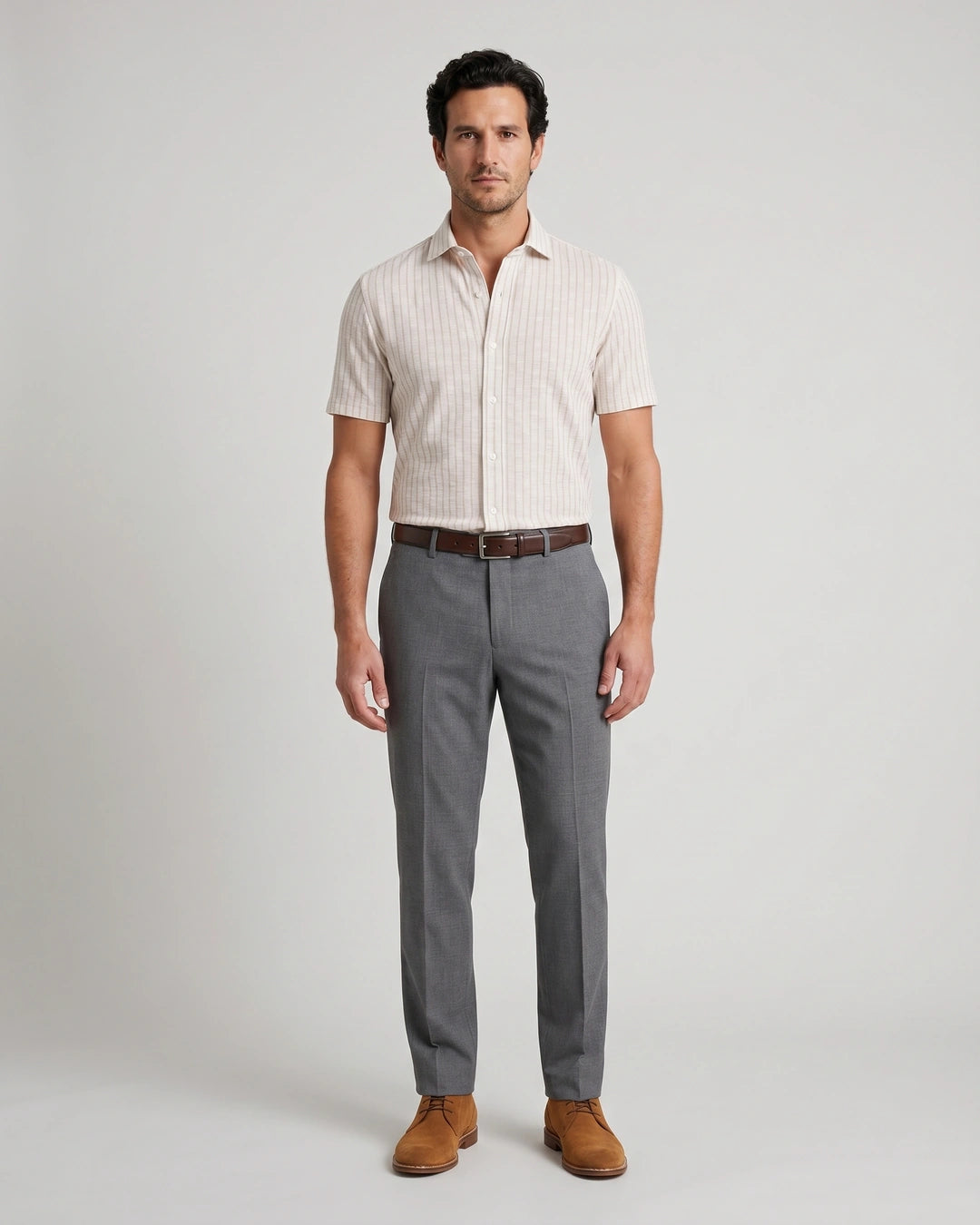 Camisa Sport Habano Claro Classic Fit Perry Ellis CS00943 Imagen secundaria del producto