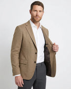 Saco Classic Fit Guy Laroche SA00471 - Habano Claro - Modelo plano americano lookbook
