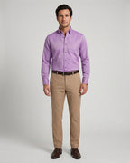 Camisa Sport Guy Laroche CS00698B - Lila - Modelo cuerpo completo
