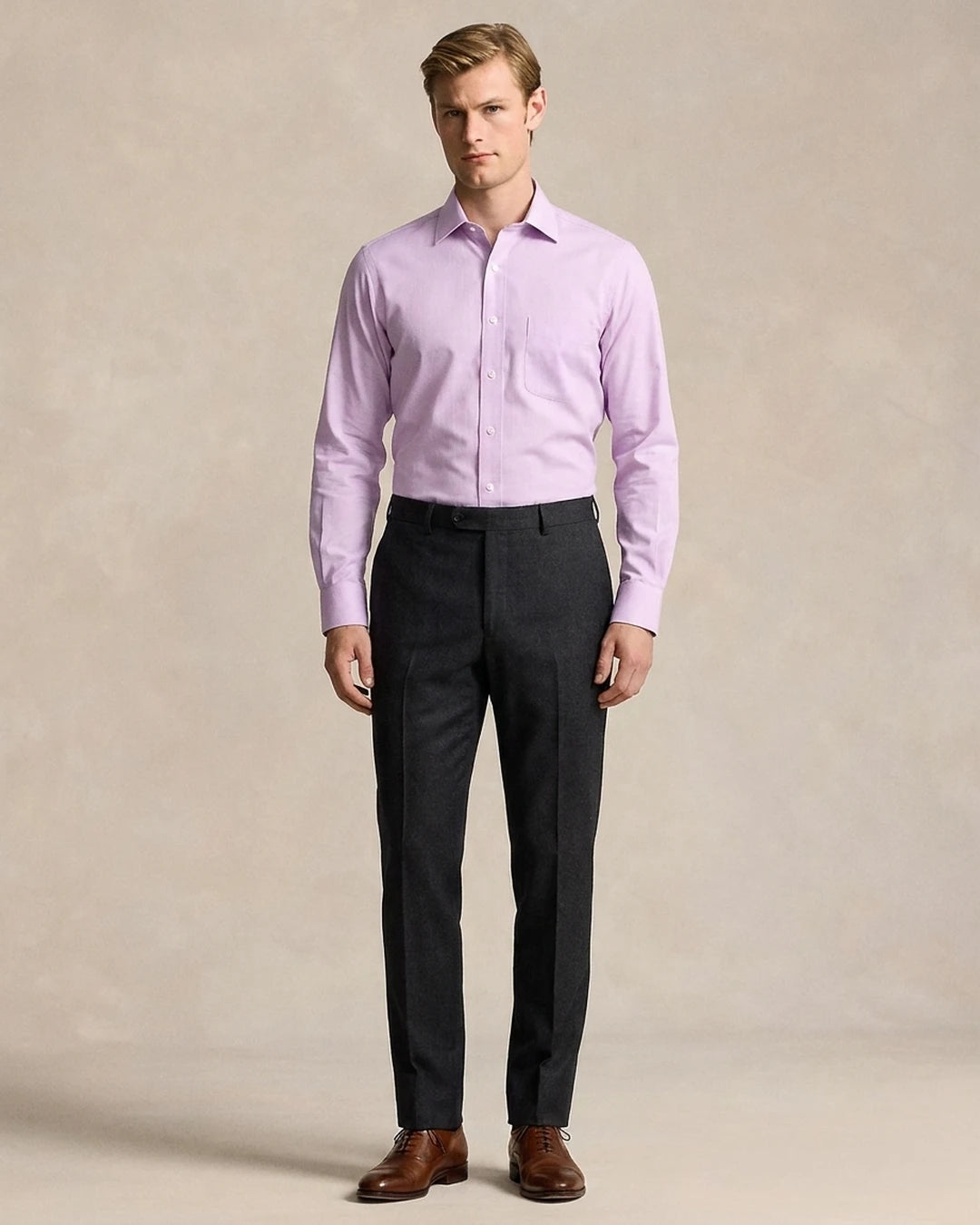 Camisa Formal Pinpoint Cuello Spread Classic Fit Wrinkle Resistant Brooks Brothers CC01074 Imagen secundaria del producto