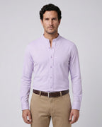 Camisa Sport Austin Reed CS00926 - Lila - Modelo plano americano lookbook