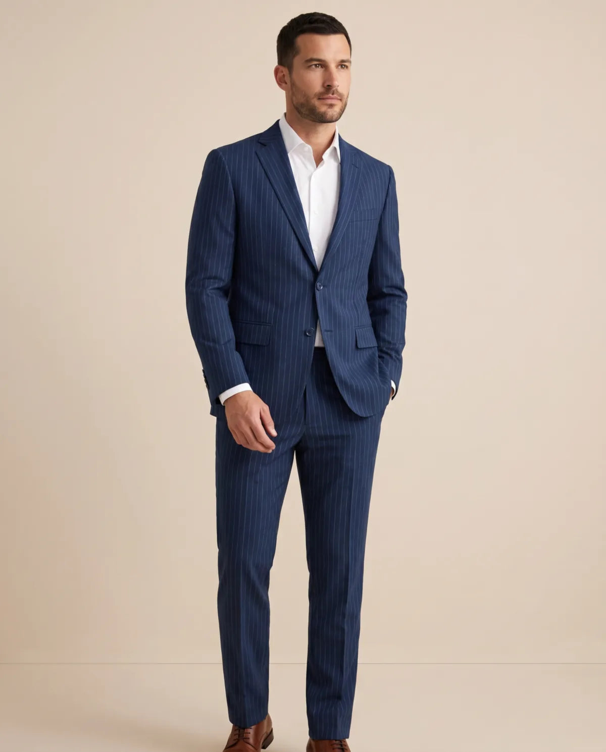 Vestido Classic Fit Austin Reed VE04250 - Azul Oscuro - hombre plano medio