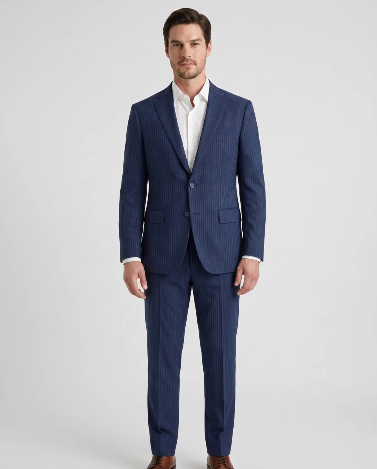 Vestido Classic Fit Austin Reed VE04250 - Azul Oscuro - cuerpo completo