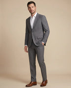 Vestido Classic Fit Gris Oscuro Austin Reed VE04257 - Gris Oscuro - tres cuartos