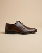 Zapato Formal Oxford Perry Ellis ZA00103PE - Marron - Zapato lateral
